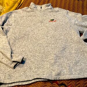 MOSSY OAK 1/4 zip sweat shirt (527)